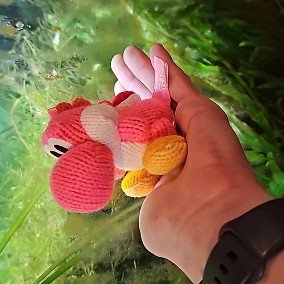 Real Yarn Wooly World Yoshi Amiibo, Wii U, Pink - Picture 2 of 3
